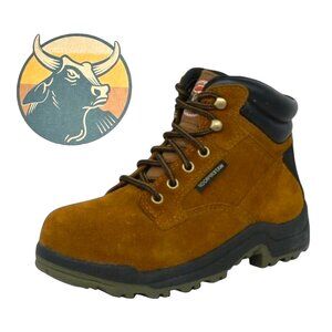 Brahma Diane II Leather Waterproof Work Boots Steel Toe -568034840 (Woman's 8.5)